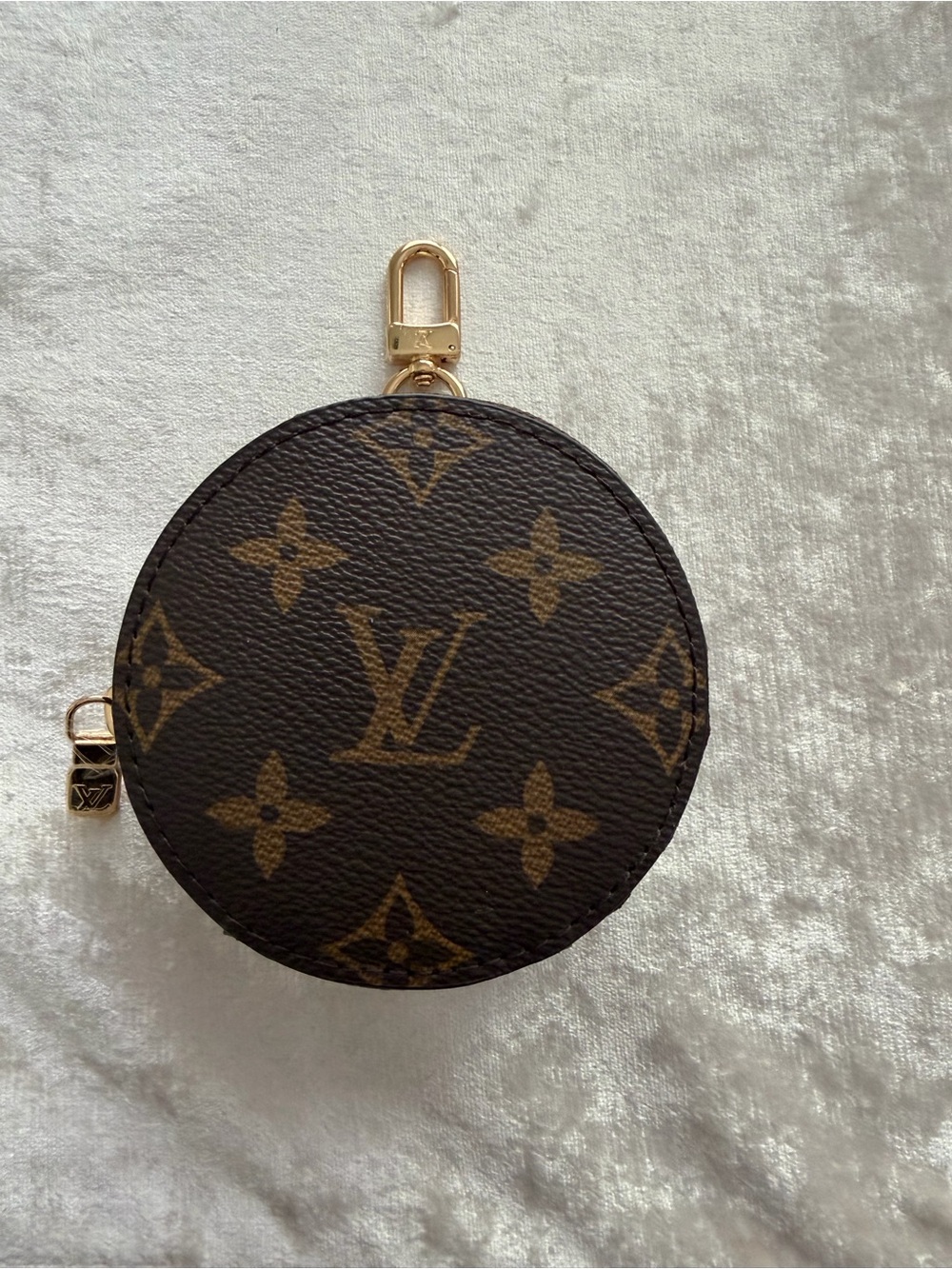 Coin purse clip on brown leather *NEW*